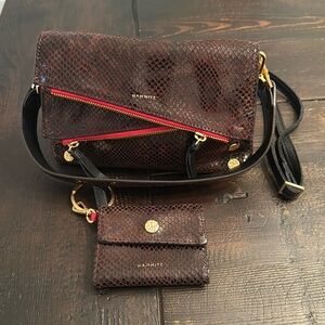 Hammitt Dillon Crossbody Shoulder Clutch Bag with Matching Wallet